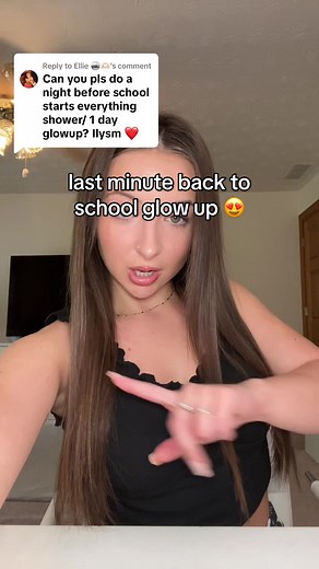 Replying to @Ellie 🪩🫶🏻 this ones for my last minute girlies 🩷🥰📚 #backtoschool #howtoglowupbeforeschool #girlytips #fyp