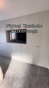 Shaker style fitted wardrobe walkthrough #fittedwardrobe #fittedwardrobes #fitted #bedroom #bedroomfitter #bedroom #bedroomideas #shaker #shakercabinets #joiner #joinery #carpentry #lymm #cheshire #new #newhome #walkthrough | Lymm Fitted Furniture