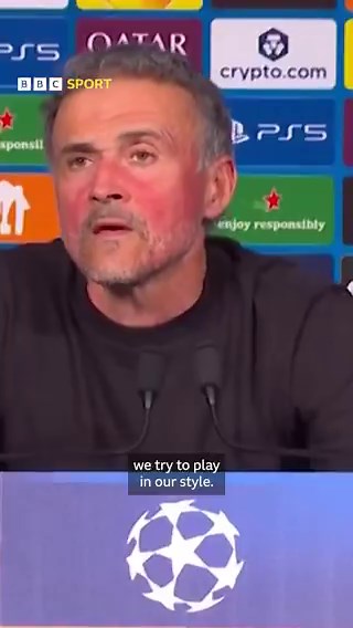 Luis Enrique says Liverpool's style is different to other Premier League teams, 'who try to play long all the time' 👀