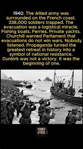 Dunkirk was a total defeat that the British turned into a national victory