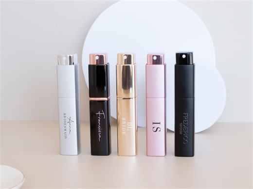 Personalized Travel Perfume Atomizer – Refillable Bridesmaid Gift - Etsy