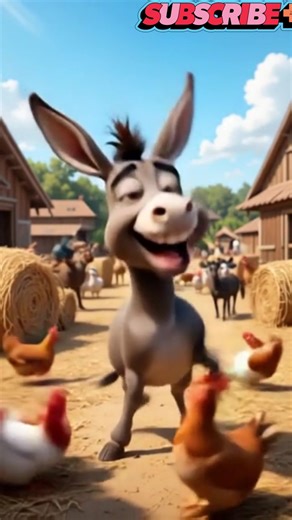 Silly Donkey Tongue! 😂🫏 Funny Farm Laughs for Kids" | TikTik Kids