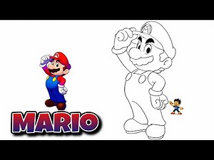 How to Draw Mario STEP-BY-STEP… And Make It Look INSANELY CLEAN 😳✏️