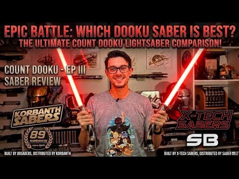 Budget vs Premium Count Dooku Lightsaber! Is Korbanth/89Sabers Worth It? We check it out! #starwars