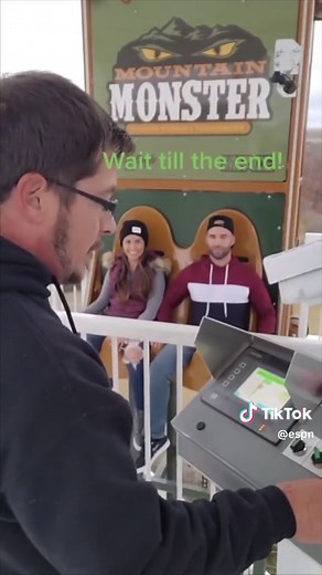 This theme park worker pranks all of the customers 😂 @Richard