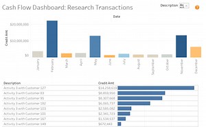 Cash Flow Dashboard: Research Transactions