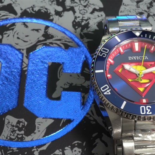 Superman Invicta Watch Reveal! DC Logo Ending! #shorts