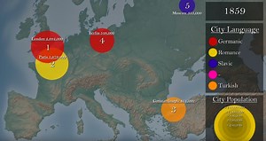 Map: The Five Largest Cities in Europe Every Year Since 1200 AD - The Sounding Line