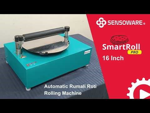 🫓 FM11 Automatic Rumali Roti Rolling Machine with Thickness Control - 16 inch