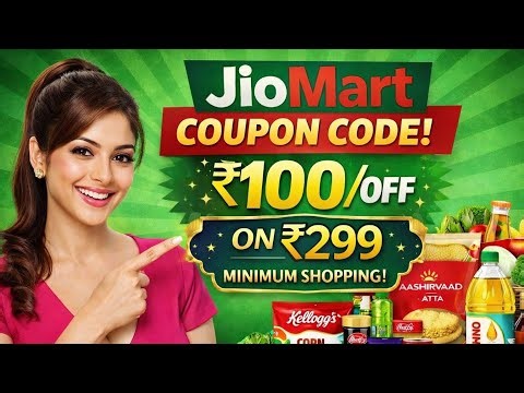 Jiomart Coupon code 100 Rs off Discount today | Loot offers Today
