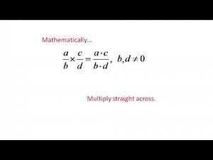 How to Multiply Fractions