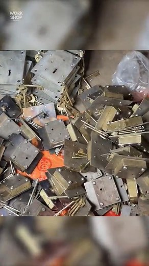 17K views · 130 reactions | Turning Recycled Brass into Secure Bank Locker Locks|Brass Recycling Process for Secure Locks | How Its Made | Facebook
