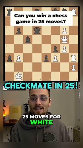 Checkmate in 25 Moves White's INSANE Chess Strategy Revealed! #chessmaster