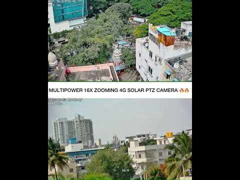 MULTIPOWER 16X ZOOMING 4G SOLAR PTZ CAMERA🔥🔥 #ZoomingSolar #4GSolar #MultipowerSolar