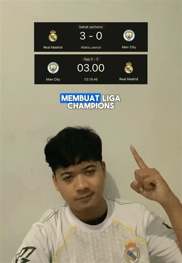 Real Madrid lawan Manchester City di putaran kedua nanti pagi jam 3!🔥 Prediksi kalian berapa ges? Apakah Manchester City bisa comeback di kandangnya? #fyp #realmadrid #manchestercity #manchesterunited #championsleague