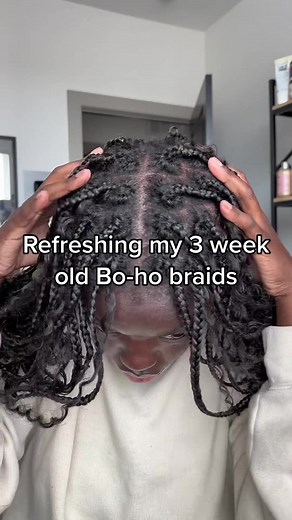 Refreshing Knotless Braids - How to Extend the Lifespan of Your Boho Style
