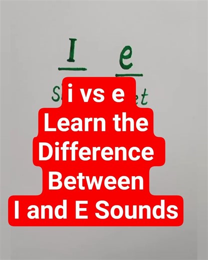i vs e sounds | /ɪ/ vs /e/ | English Short Vowel Pronunciation (SIT, BID)