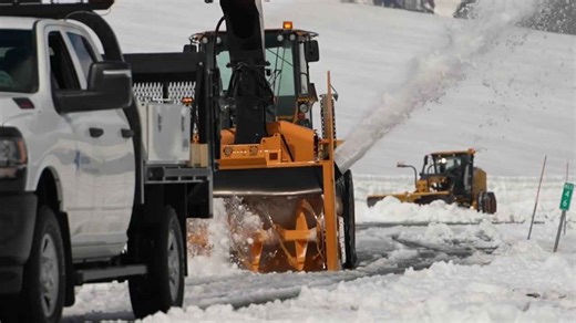 Crews clearing off Beartooth Pass as iconic highway approaches opening