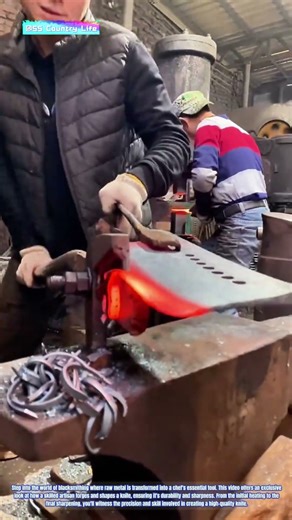 Crafting Kitchen Knives: The Process of Forging a Chef's Knife