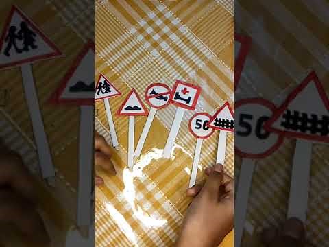 How to make a road safety model | My school project 😄