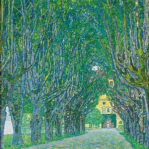 Avenue in Schloss Kammer Park | Klimt | Painting Reproduction