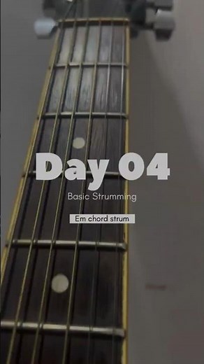 Learn This Easy Strumming Pattern with Em Chord 🎸 | Guitar for Beginners #guitarbeginner #guitar