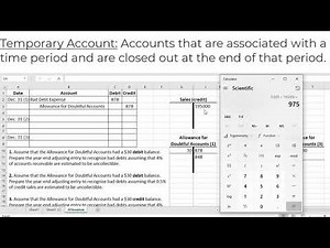 The Allowance Method for Estimating Bad Debts