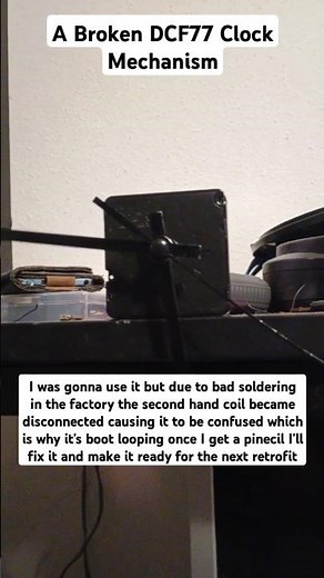 A Broken DCF77 Clock Mechanism