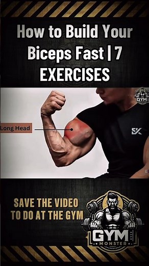 How to Build Your Biceps Fast | 7 Exercises for Bigger Arms 💪🔥 #bicepsworkout #biceps#bicepworkout