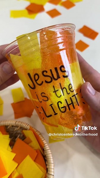 Jesus is the Light of the World Lantern Craft for Kids