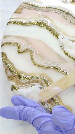 Faux Resin Druzy Geode Crystal