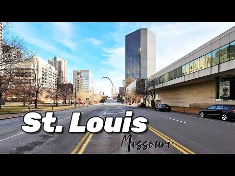 St. Louis Walking Tour | downtown St louis Missouri| walking downtown St louis | 4K | 2023