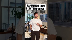 5 apartment essentials I can't live without