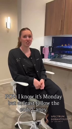💅 Sassy Mean-Girls-Style: It’s Monday, which means color scrubs only. Break the code and… sorry, you can’t sit with us. 💁‍♀️✨ #ScrubSquad #CodeOfColor #dermatology #skincare #aesthetics #spectrumdermatologyofatl #antiaging #healthyskin | Spectrum Dermatology of Atlanta