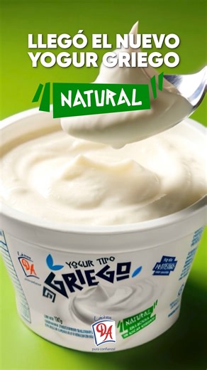 Lácteos Doña Angela on Instagram: "¡Llegó el Yogur Griego Natural Lácteos Doña Angela! 🤩✨ Es nuestra opción sin lactosa, sin azúcar agregado, semidescremado y con 7g de proteína por porción 😱 Con una textura super suave y una consistencia que enamora, probá y viví una experiencia altamente cuchareable 🥄💙"