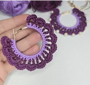 399K views · 4.8K reactions | Wow  Super easy and fast crochet earrings tutorial for beginners ❤️  #Angel_crochet_the_best #crochet #explore #tutorial #knitting #earrings | Angel crochet | Facebook