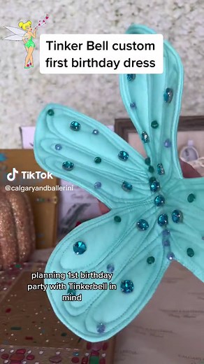 Tinker Bell Inspired Couture First Birthday Dress | Magical Disney Princess Cosplay