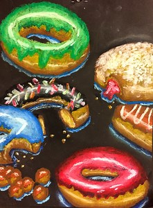 Donut Oil Pastel Lesson Plan - THAT ART TEACHER