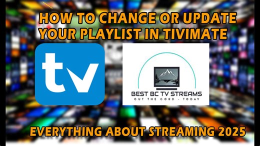 Changing or Updating Playlist in Tivimate