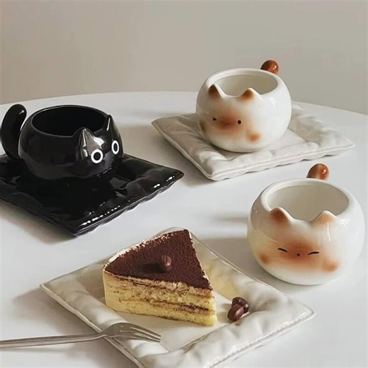 Siamese Cat Mug Hand Painted Ceramic Cat Coffee Cup Cute Animal Mug Cat Lover Gift Unique Tea Cup - Etsy