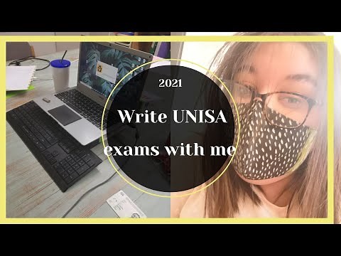 Come write online exams with me | UNISA student