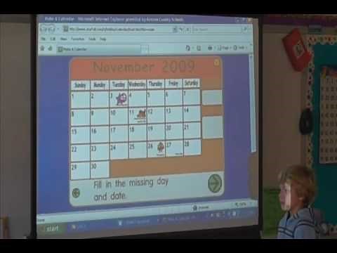 Morning Meeting using the SMART Board Part 1