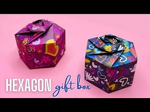 Origami Hexagon Gift Box | Gift Box Ideas