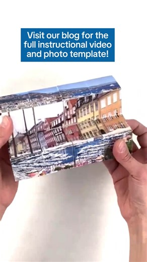 2.9K views · 16 reactions | A folding photo cube is a fun way to display photos that also makes a great personalized gift! Get the full video tutorial on our blog (link in comments) #PhotoCube #photogifts #personalizedgifts #scrapbooking #photoalbum | Chica and Jo | Facebook