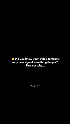 Psych_Care on Instagram: "👶 Did you know your child’s tantrums may be a sign of something deeper? Find out why... 🧠 As parents, it's easy to feel frustrated when our child throws a tantrum, but often these outbursts are not just about frustration or wanting something. They can be an indicator of deeper emotional needs that your child doesn't yet know how to express. Here’s what tantrums may really be telling you: 💡 Possible underlying causes of tantrums: Overwhelm: Sensory overload from a bus