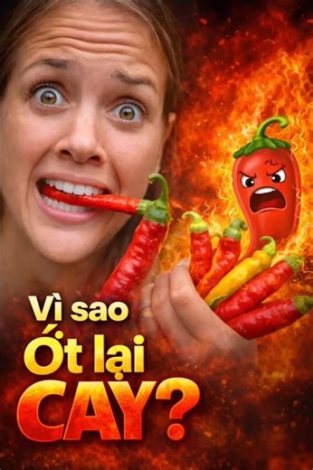 Vì sao Ớt lại cay? #kienthucmoingay