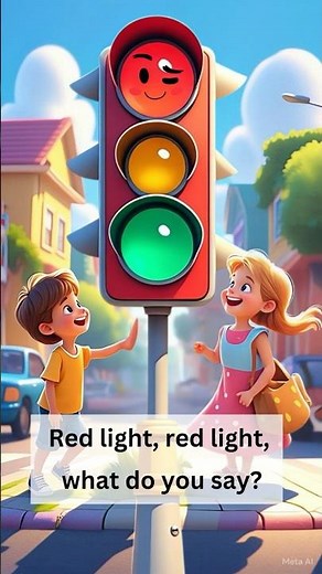 Red Light Red Light What Do You Say | Traffic Light Poem | LKG Rhymes Songs | Nursery UKG #lkgrhymes