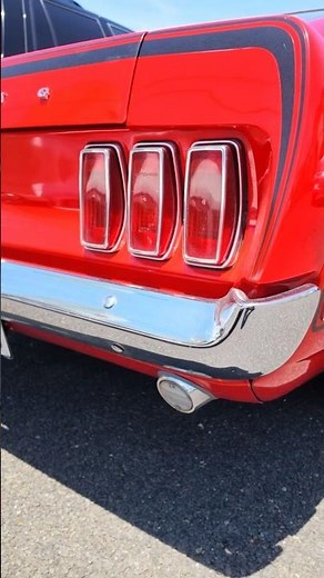 1969年マスタングのV8サウンド！迫力の排気音を体感