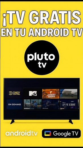 Pluto TV: FREE Live TV & Movies on Your Android TV 🎬📺 #shorts #viral