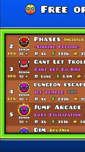 EASY WAY TO GET 10K+ ORBS AND 20 DEMON KEYS EASY GEOMETRY DASH